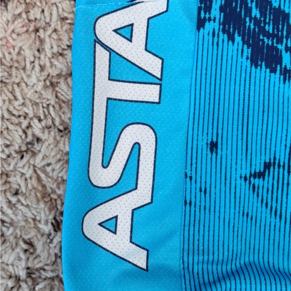 Kids Cycling Jersey - Bright Blue Multi - Picture 2 of 3